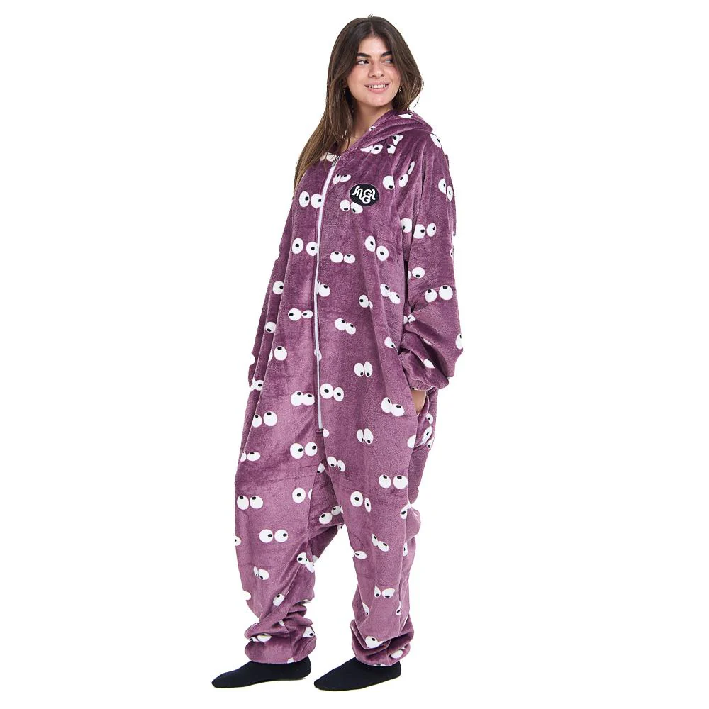 Snuggs Blanket Onesie Mauve Eyes - Image 3