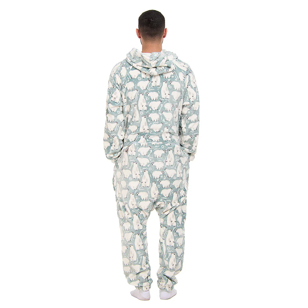 Snuggs Blanket Onesie Petroleum Polar Bear - Image 8
