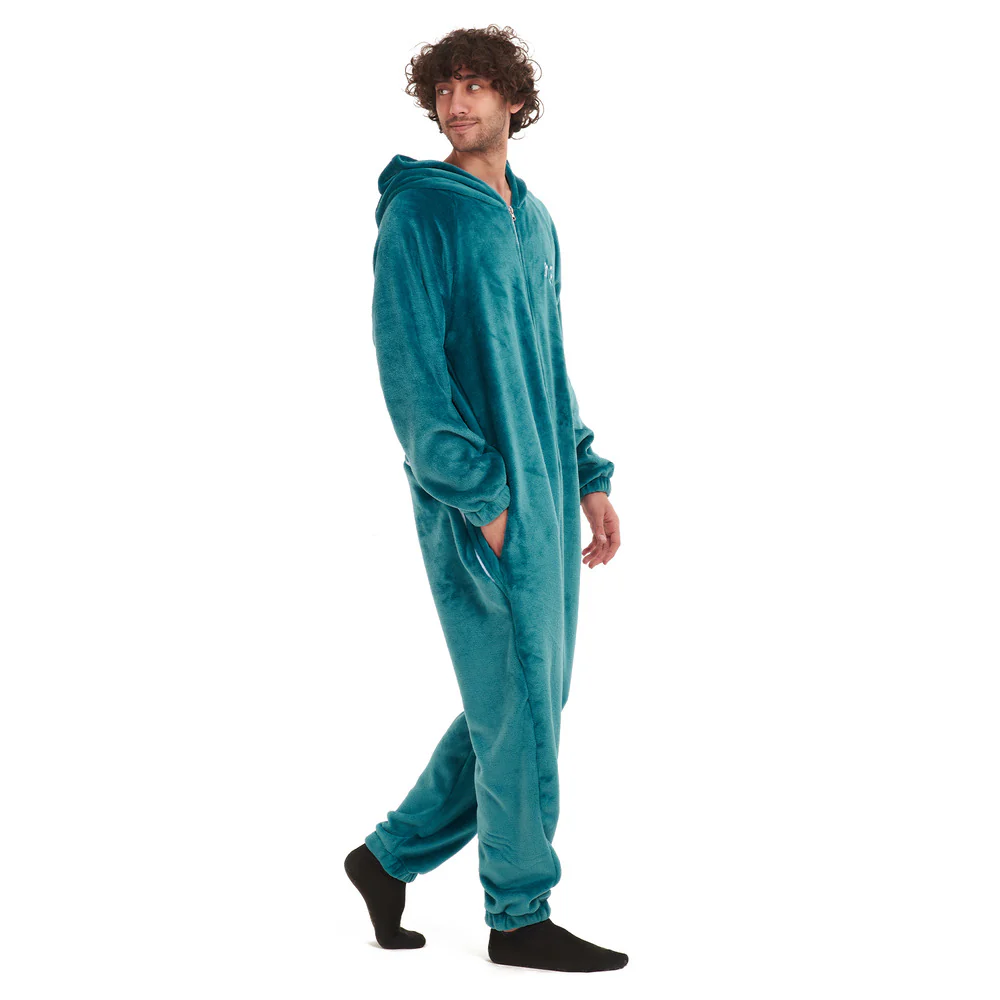 Snuggs Blanket Onesie Teal - Image 2