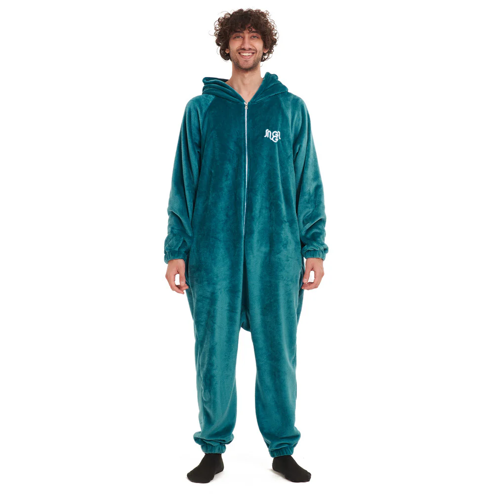Snuggs Blanket Onesie Teal - Image 4