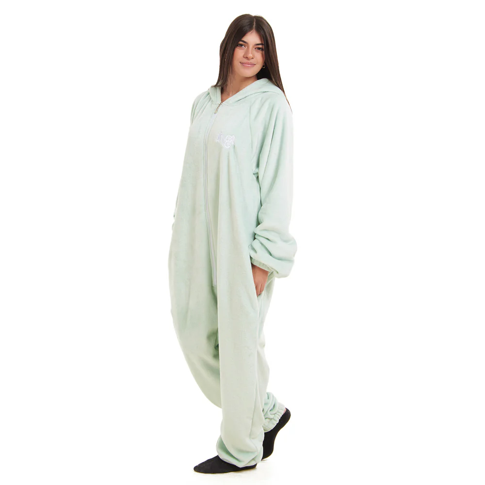 Snuggs Blanket Onesie Pistachio - Image 3