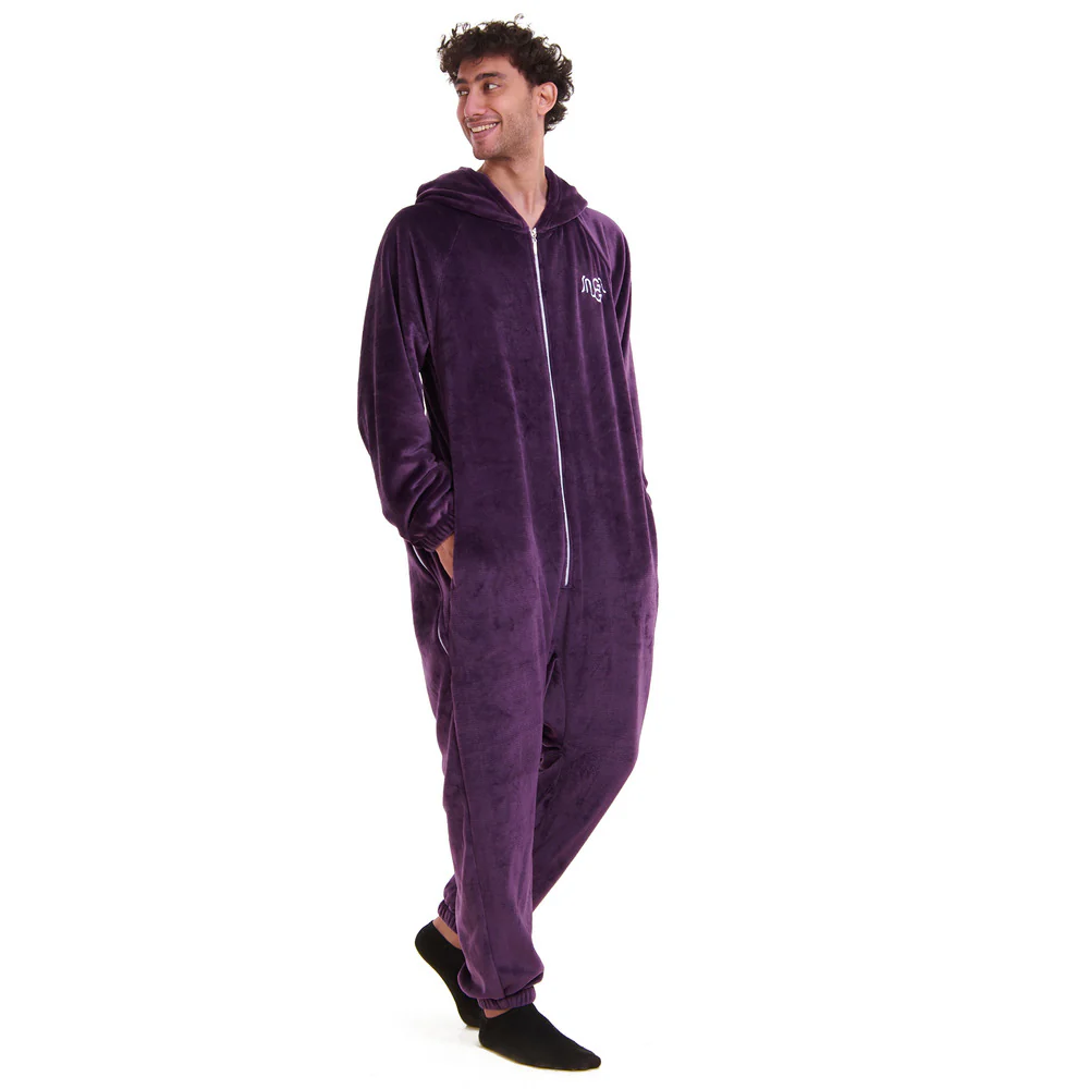 Snuggs Blanket Onesie Purple - Image 6