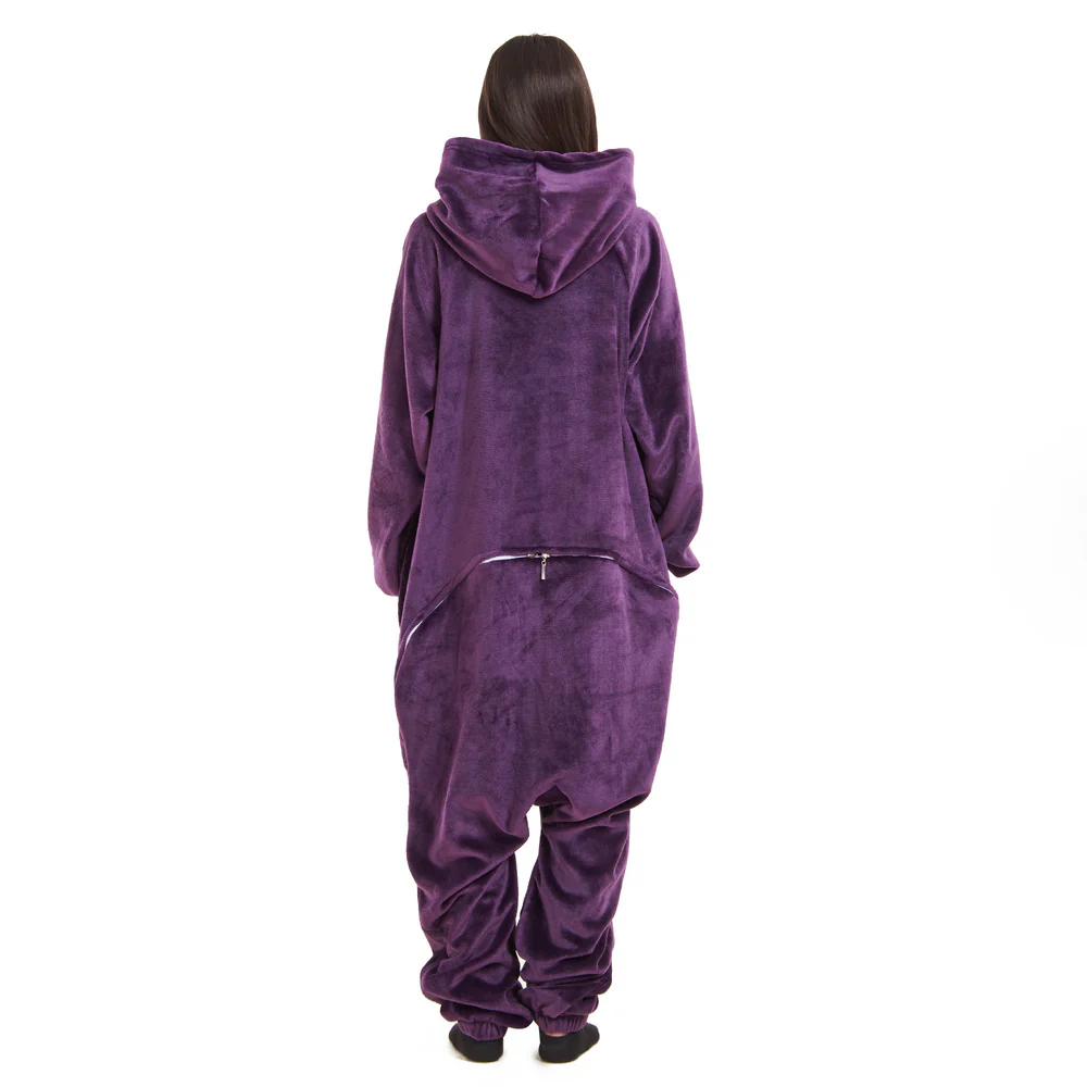 Snuggs Blanket Onesie Purple - Image 7