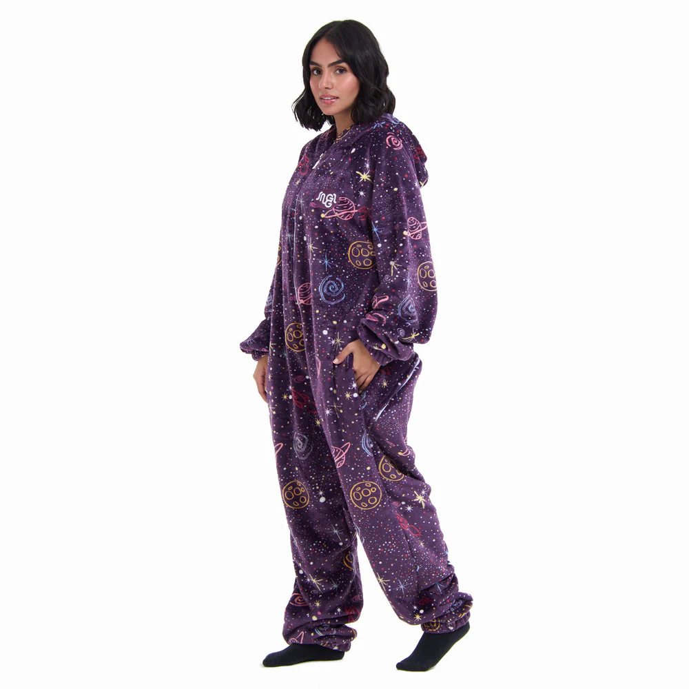 Snuggs Blanket Onesie Purple Space - Image 3