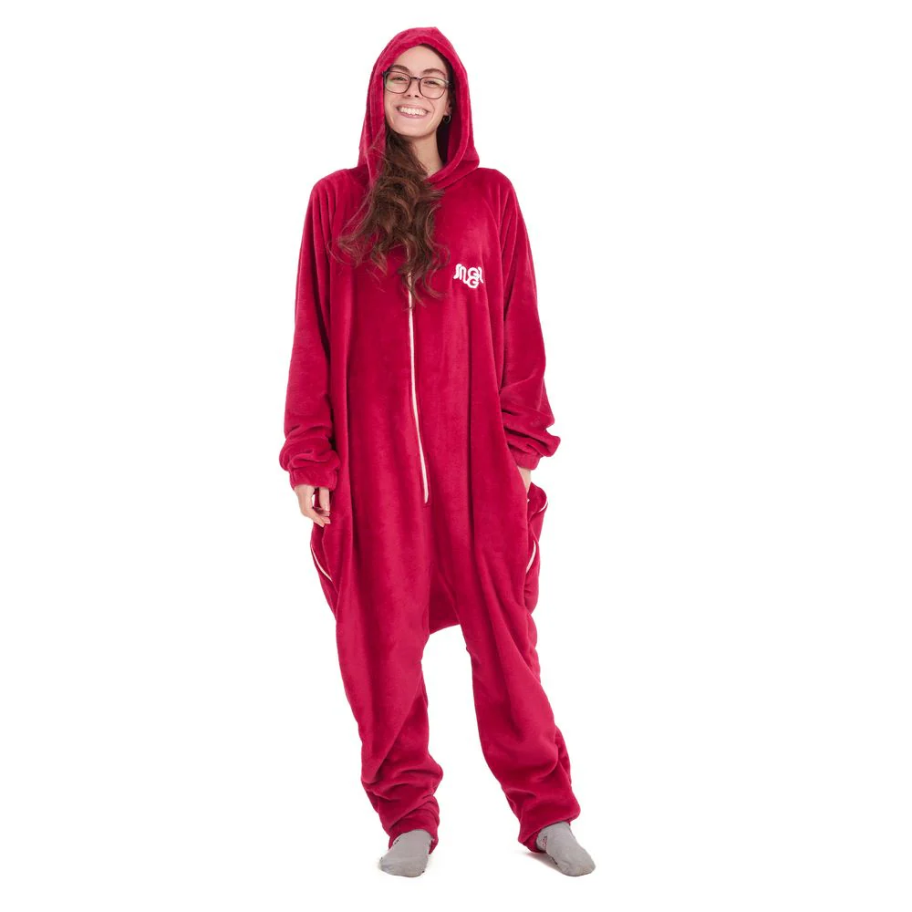 Snuggs Blanket Onesie Red - Image 3