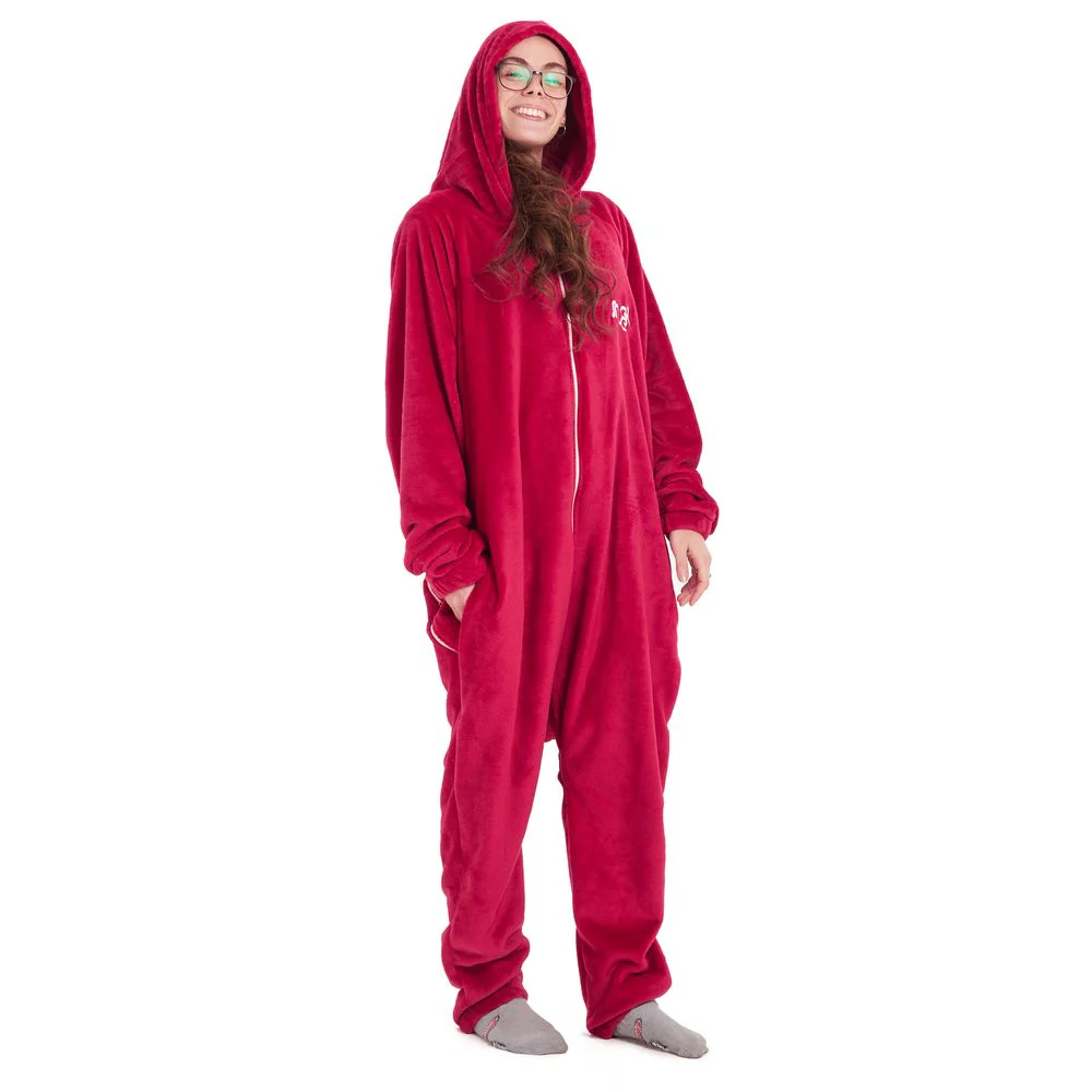 Snuggs Blanket Onesie Red - Image 4