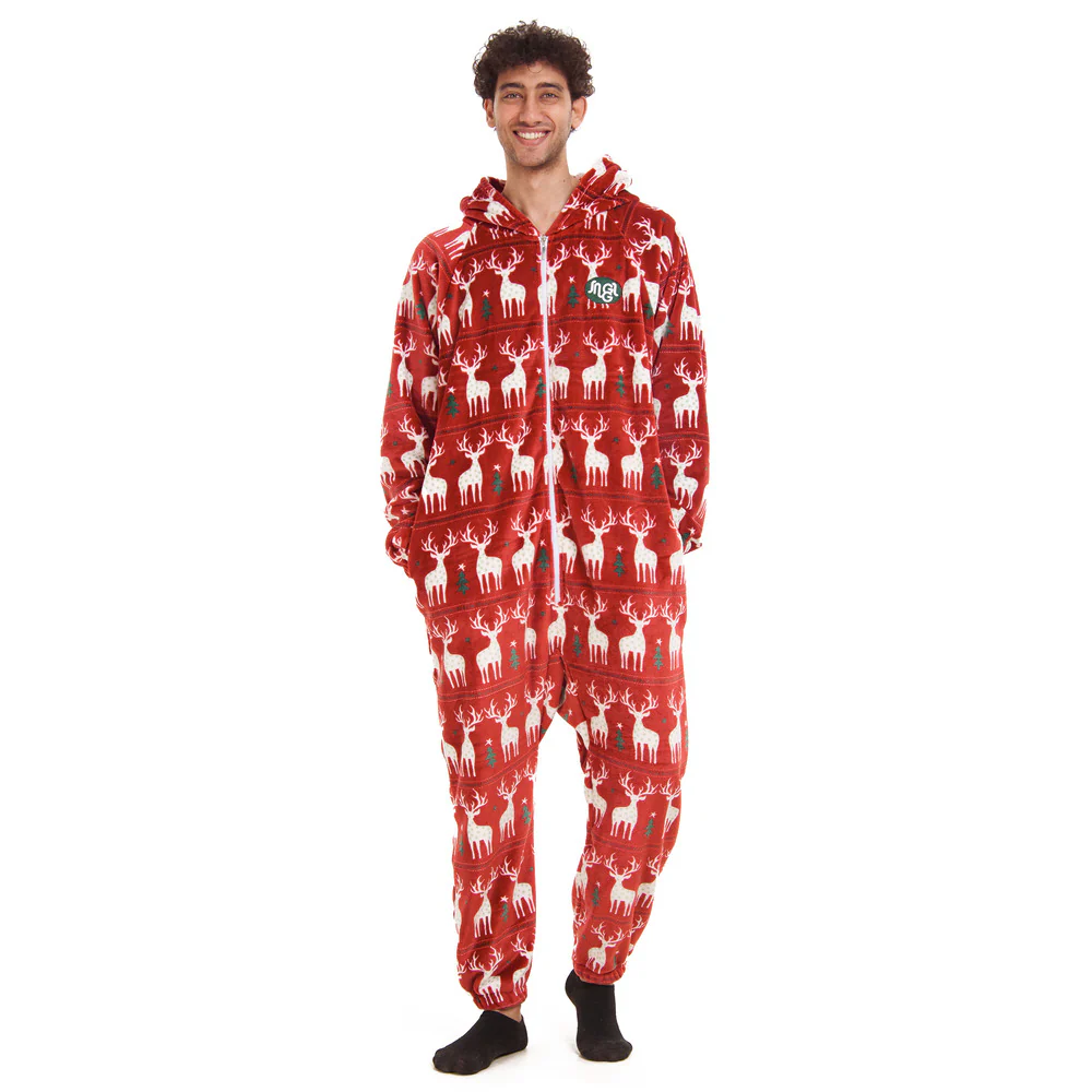 Snuggs Blanket Onesie Red Christmas - Image 2