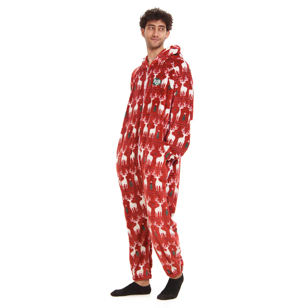Snuggs Blanket Onesie Red Christmas - Image 4