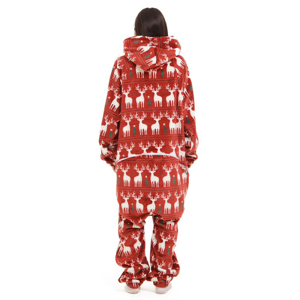 Snuggs Blanket Onesie Red Christmas - Image 7