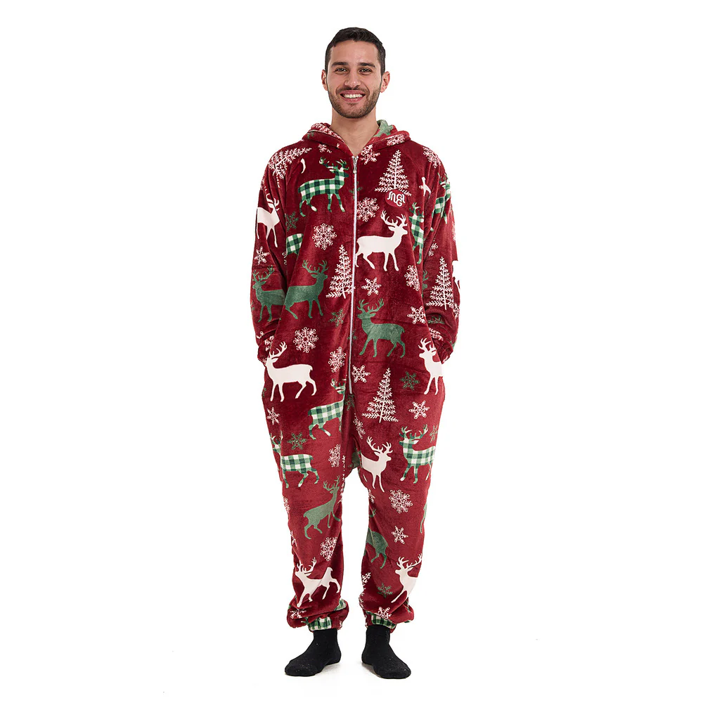 Snuggs Blanket Onesie Christmas Red Deer - Image 3