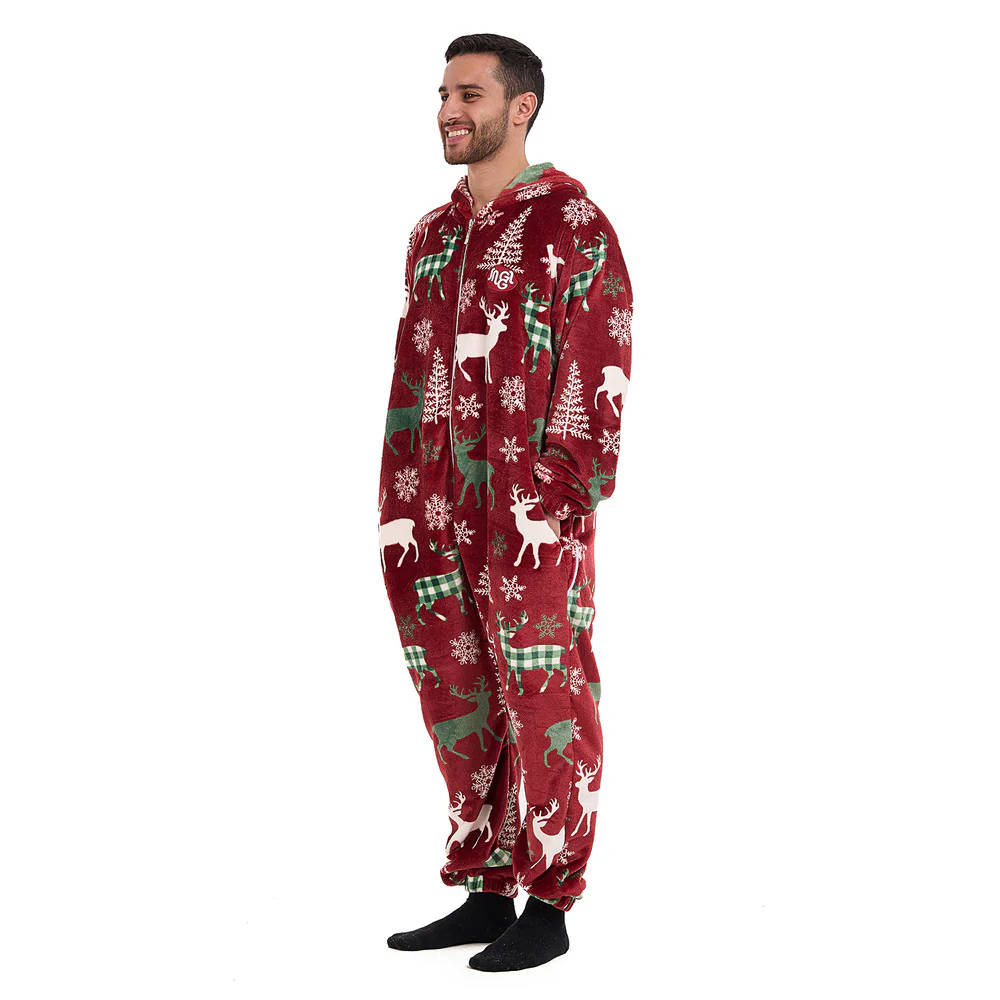 Snuggs Blanket Onesie Christmas Red Deer - Image 4