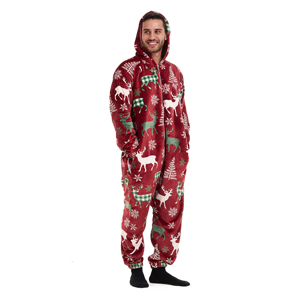 Snuggs Blanket Onesie Christmas Red Deer - Image 7