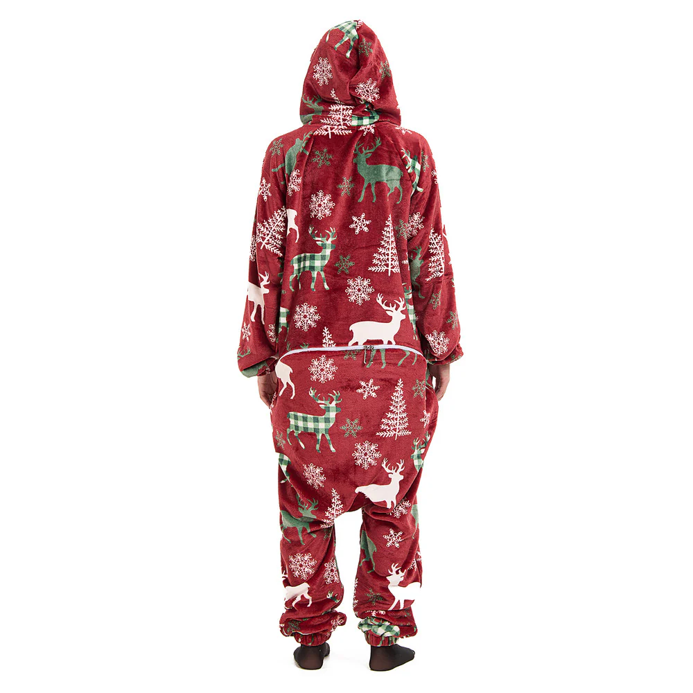Snuggs Blanket Onesie Christmas Red Deer - Image 9