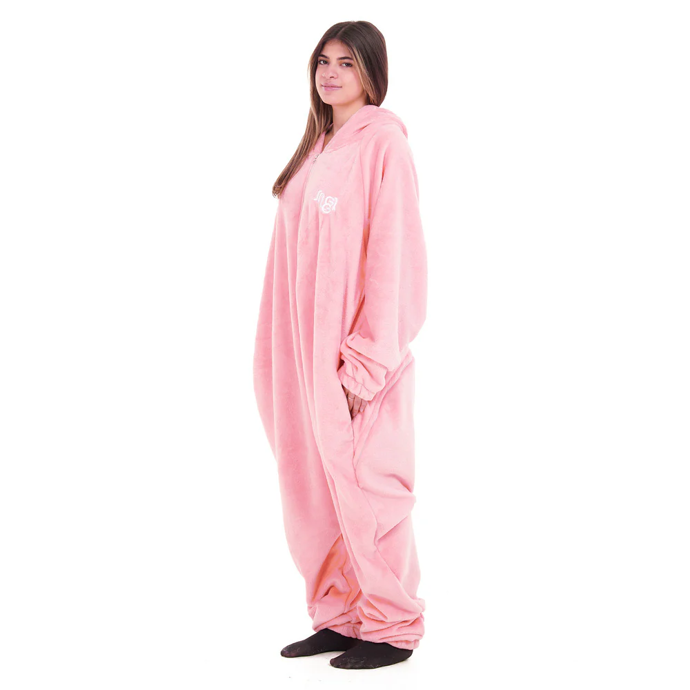 Snuggs Blanket Onesie Rose - Image 3