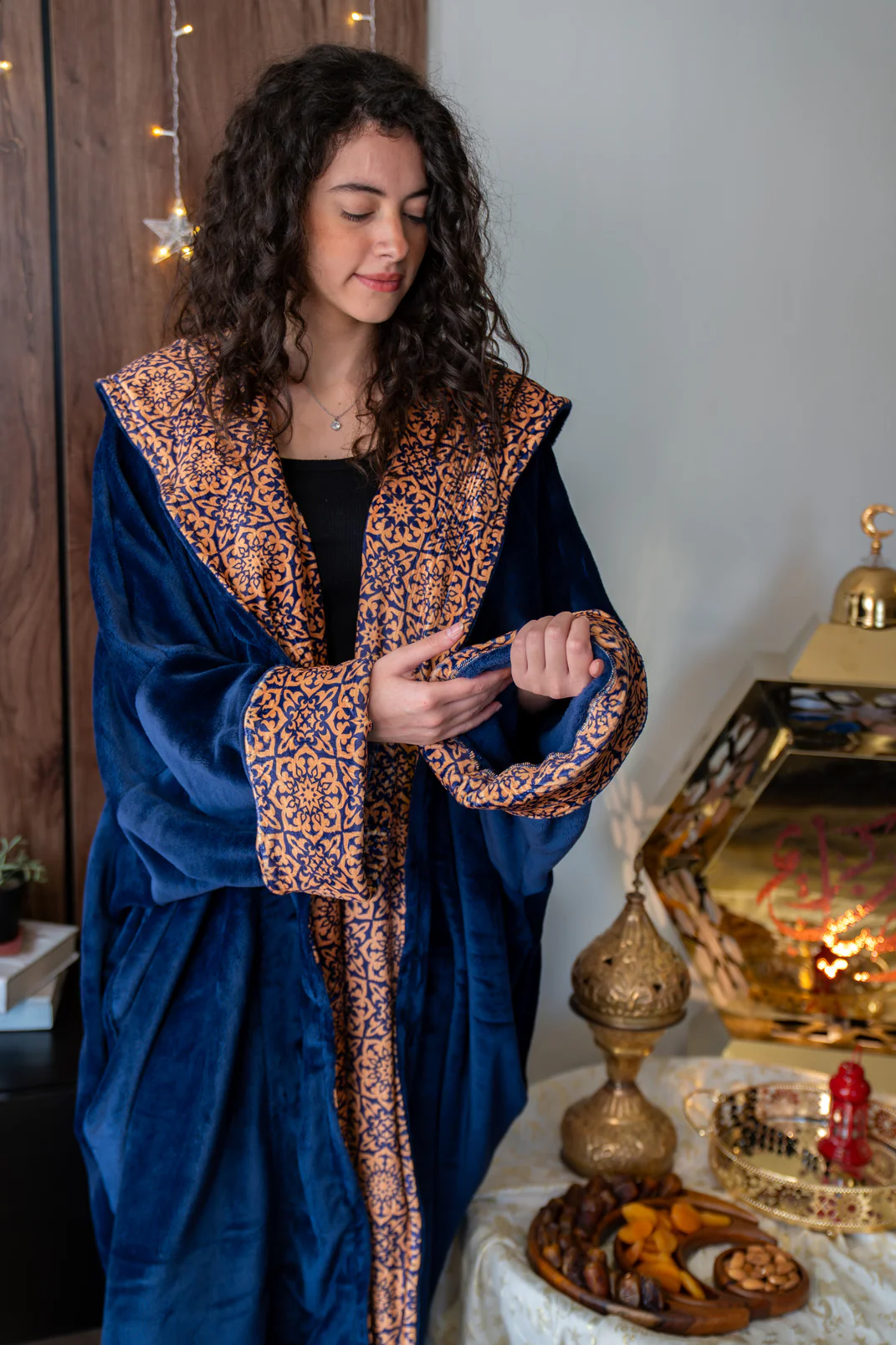 Snuggs Blanket Ramadan Kaftan Dark Blue - Image 3