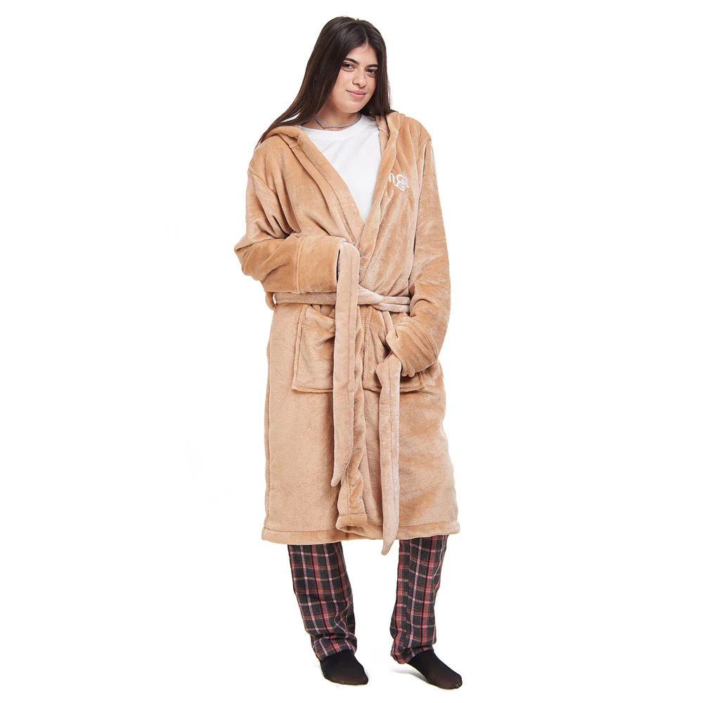 Snuggs Blanket Robe Beige - Image 5