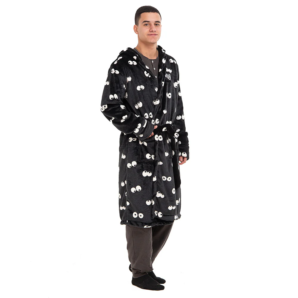 Snuggs Blanket Robe Black Eyes - Image 3
