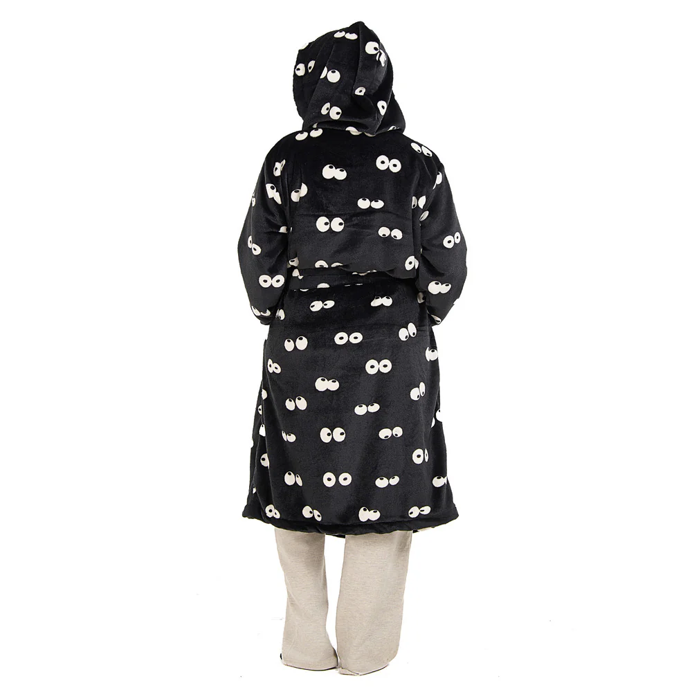 Snuggs Blanket Robe Black Eyes - Image 8