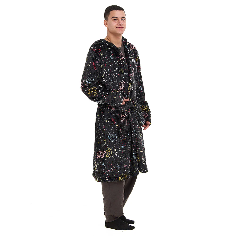 Snuggs Blanket Robe Black Space - Image 2