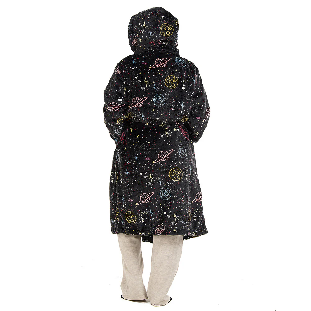 Snuggs Blanket Robe Black Space - Image 7