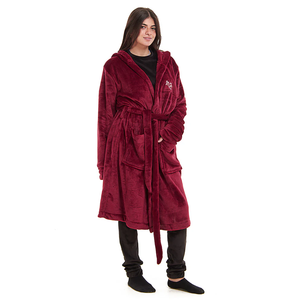 Snuggs Blanket Robe Burgundy - Image 3
