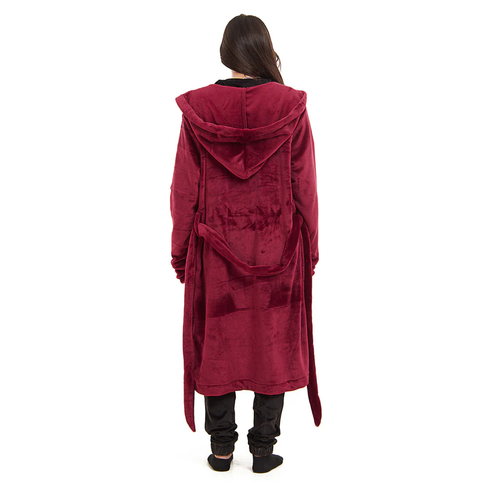 Snuggs Blanket Robe Burgundy - Image 5