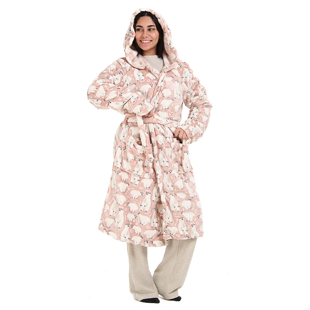 Snuggs Blanket Robe Cashmere Polar Bear - Image 4