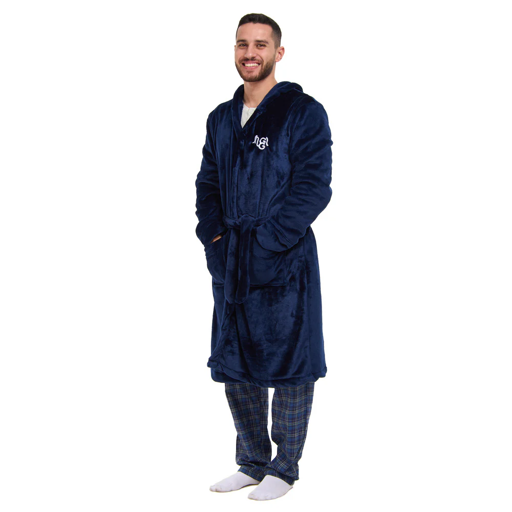 Snuggs Blanket Robe Dark Blue - Image 3