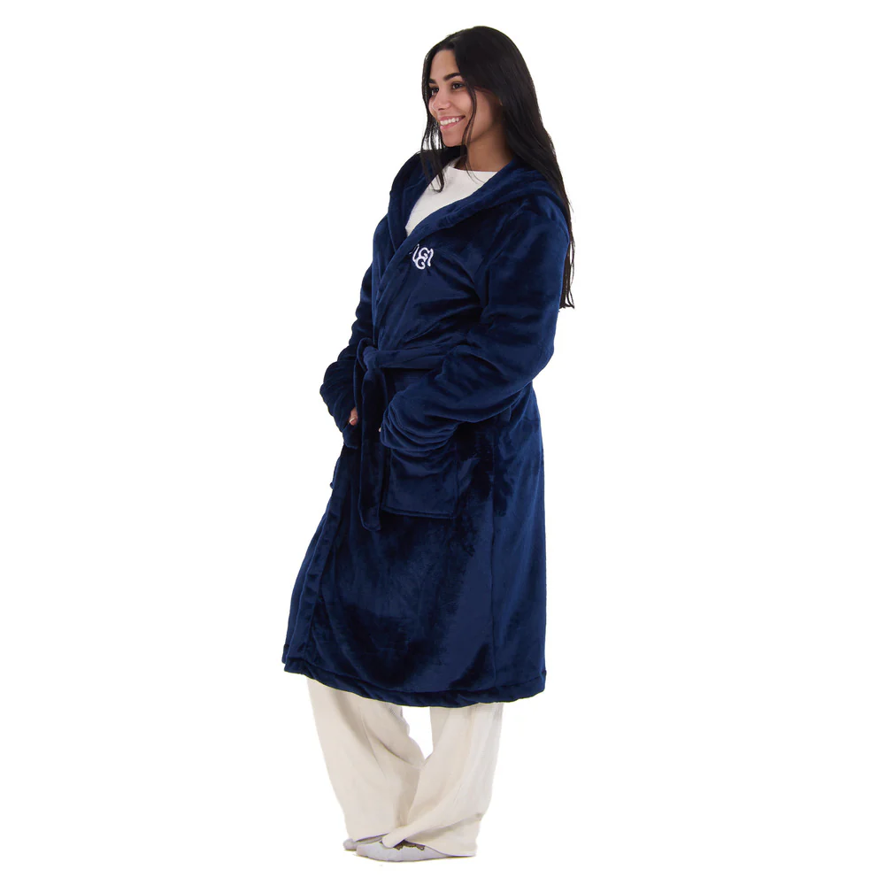 Snuggs Blanket Robe Dark Blue - Image 4