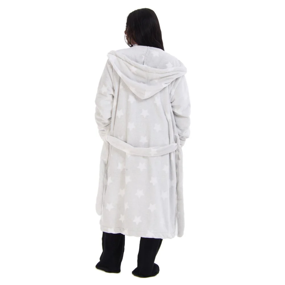 Snuggs Blanket Robe Dark Green Stars - Image 4