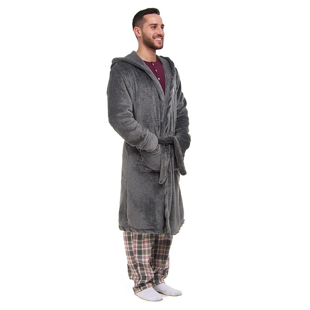 Snuggs Blanket Robe Dark Grey - Image 3