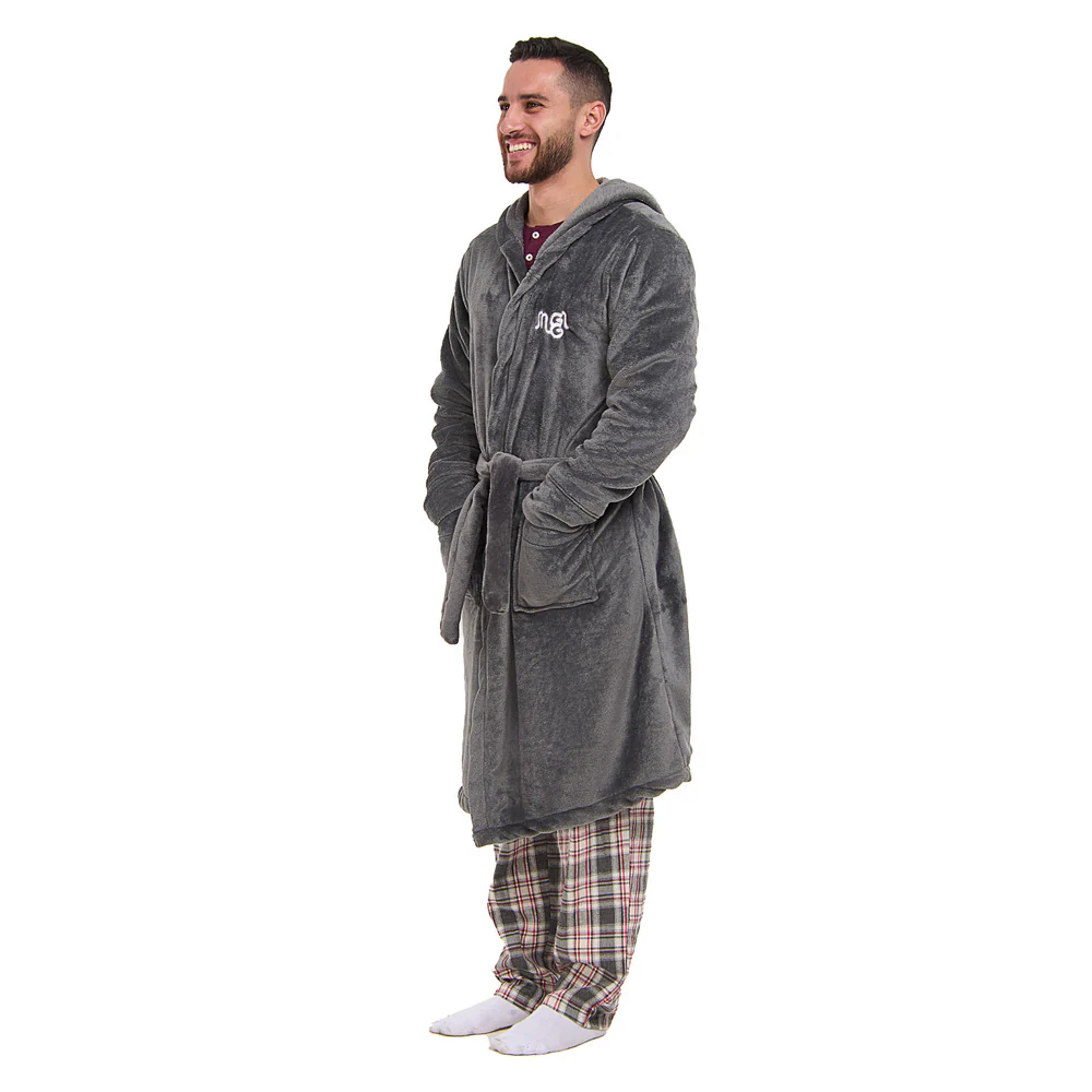 Snuggs Blanket Robe Dark Grey - Image 5