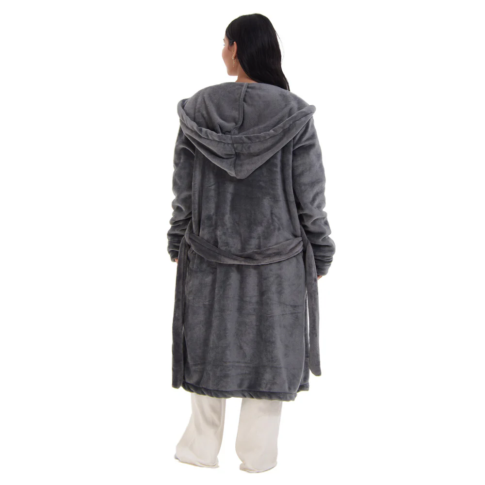 Snuggs Blanket Robe Dark Grey - Image 8