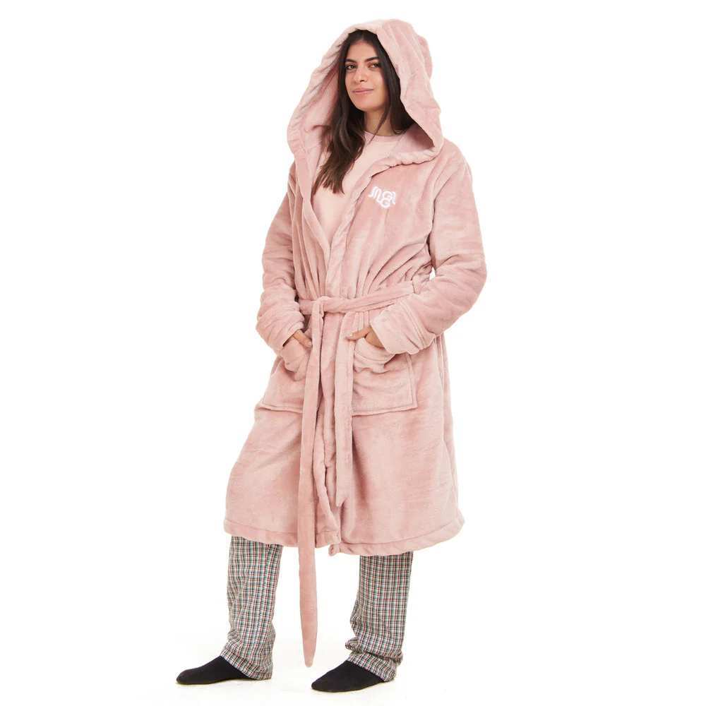 Snuggs Blanket Robe Dusty Rose - Image 3