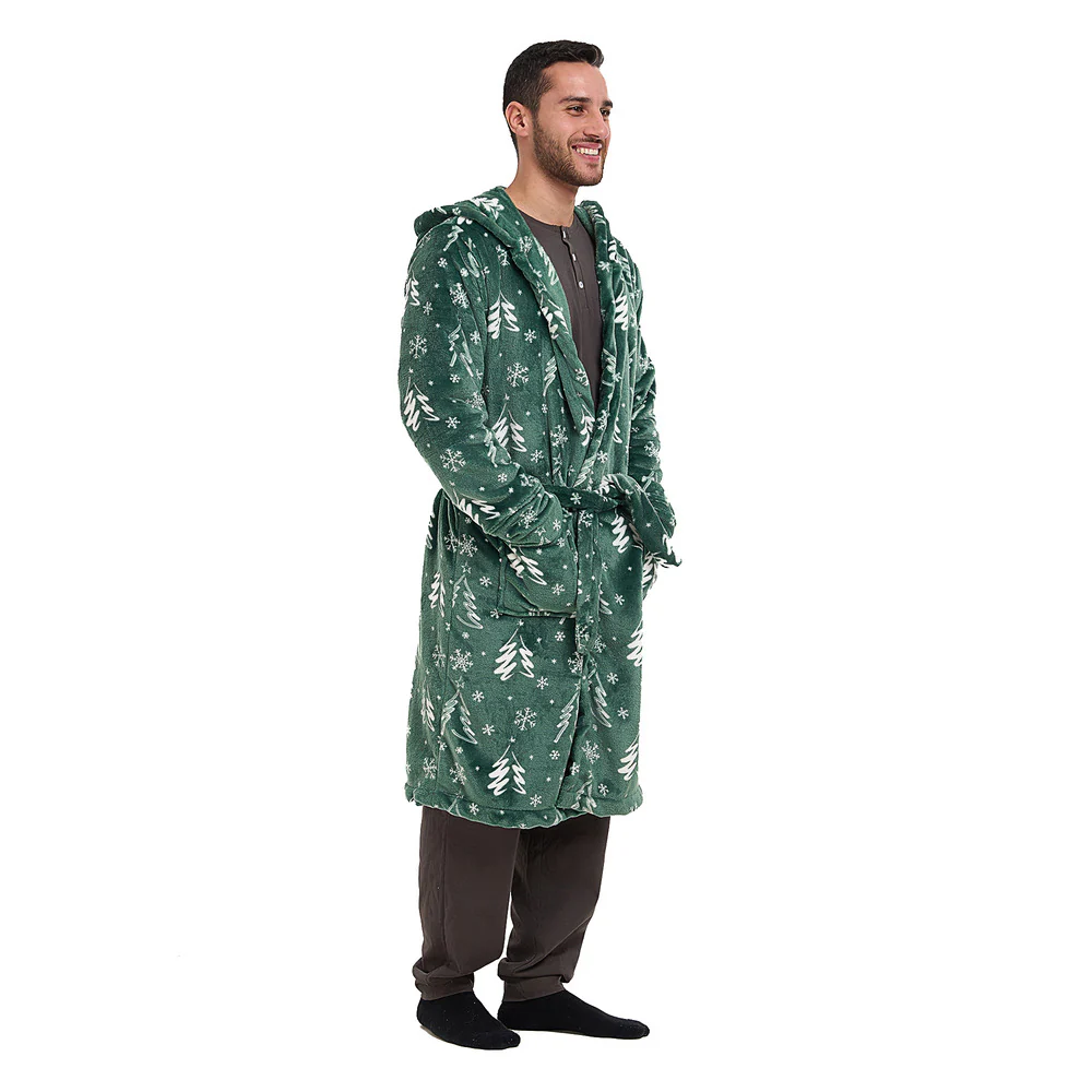 Snuggs Blanket Robe Green Tree Christmas - Image 5