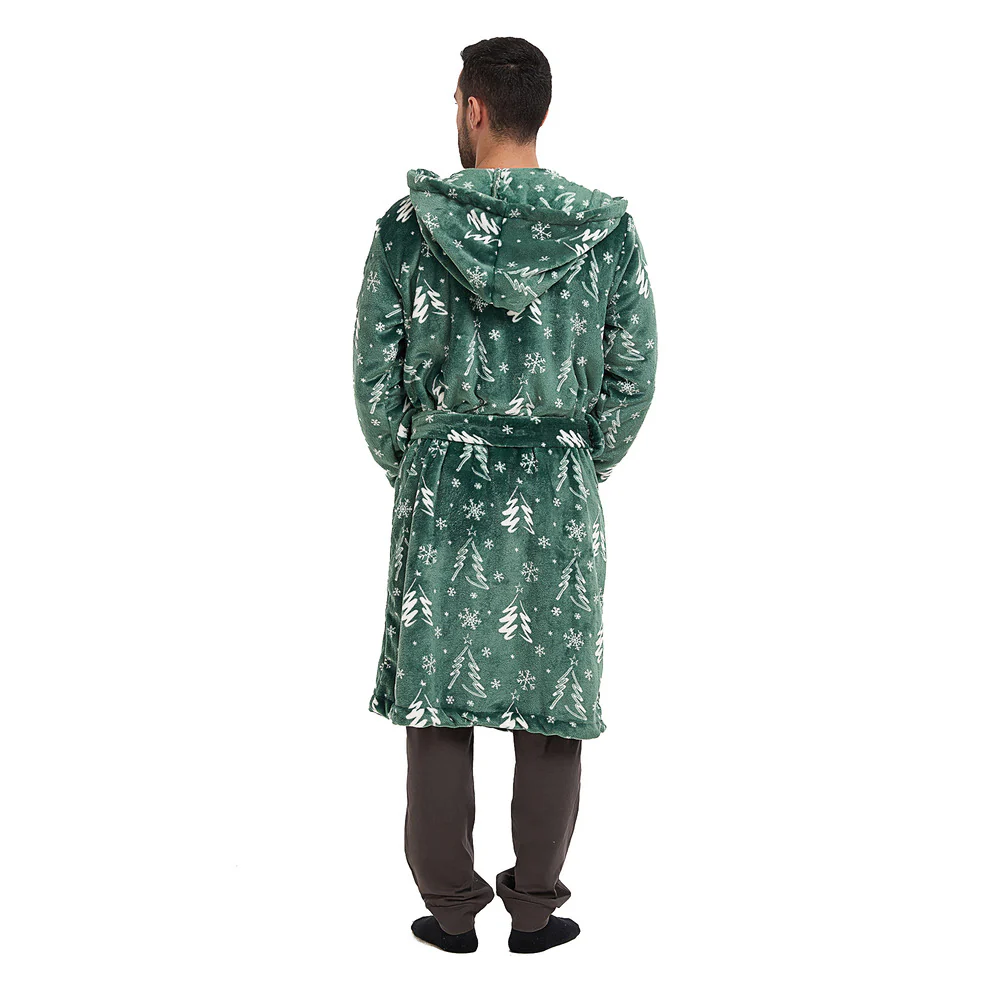 Snuggs Blanket Robe Green Tree Christmas - Image 7