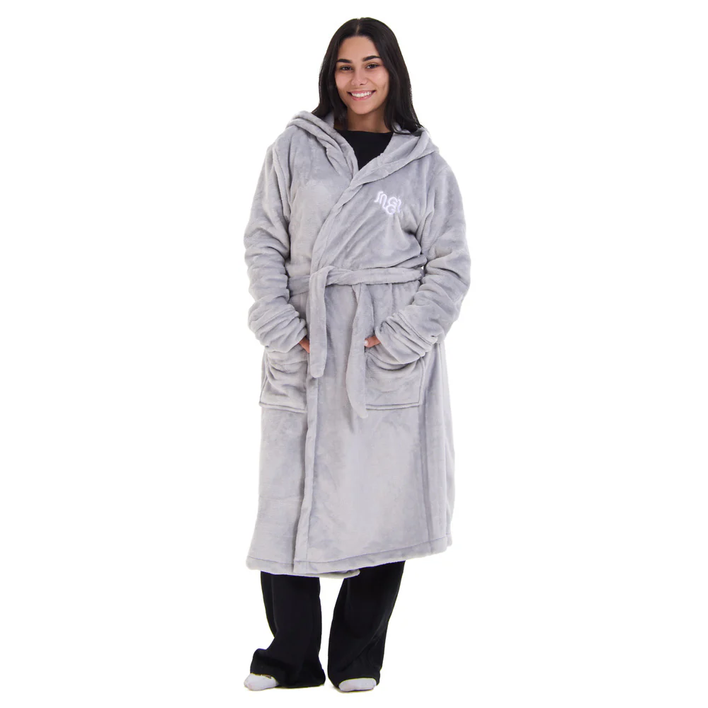 Snuggs Blanket Robe Light Grey - Image 6