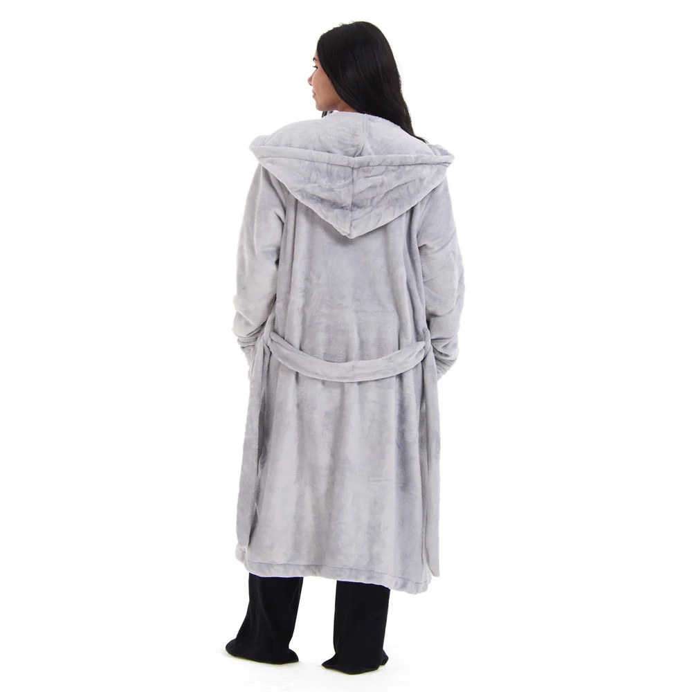 Snuggs Blanket Robe Light Grey - Image 7