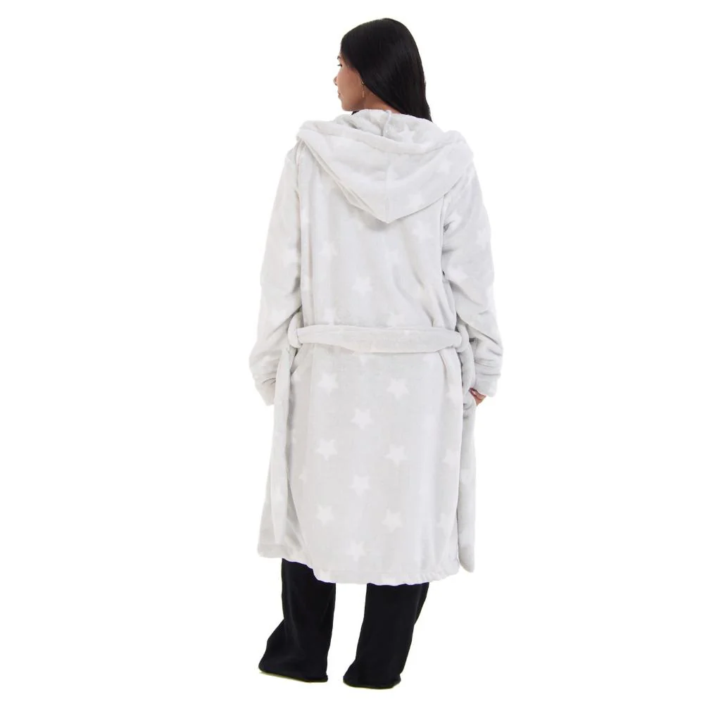 Snuggs Blanket Robe Light Blue Stars - Image 4