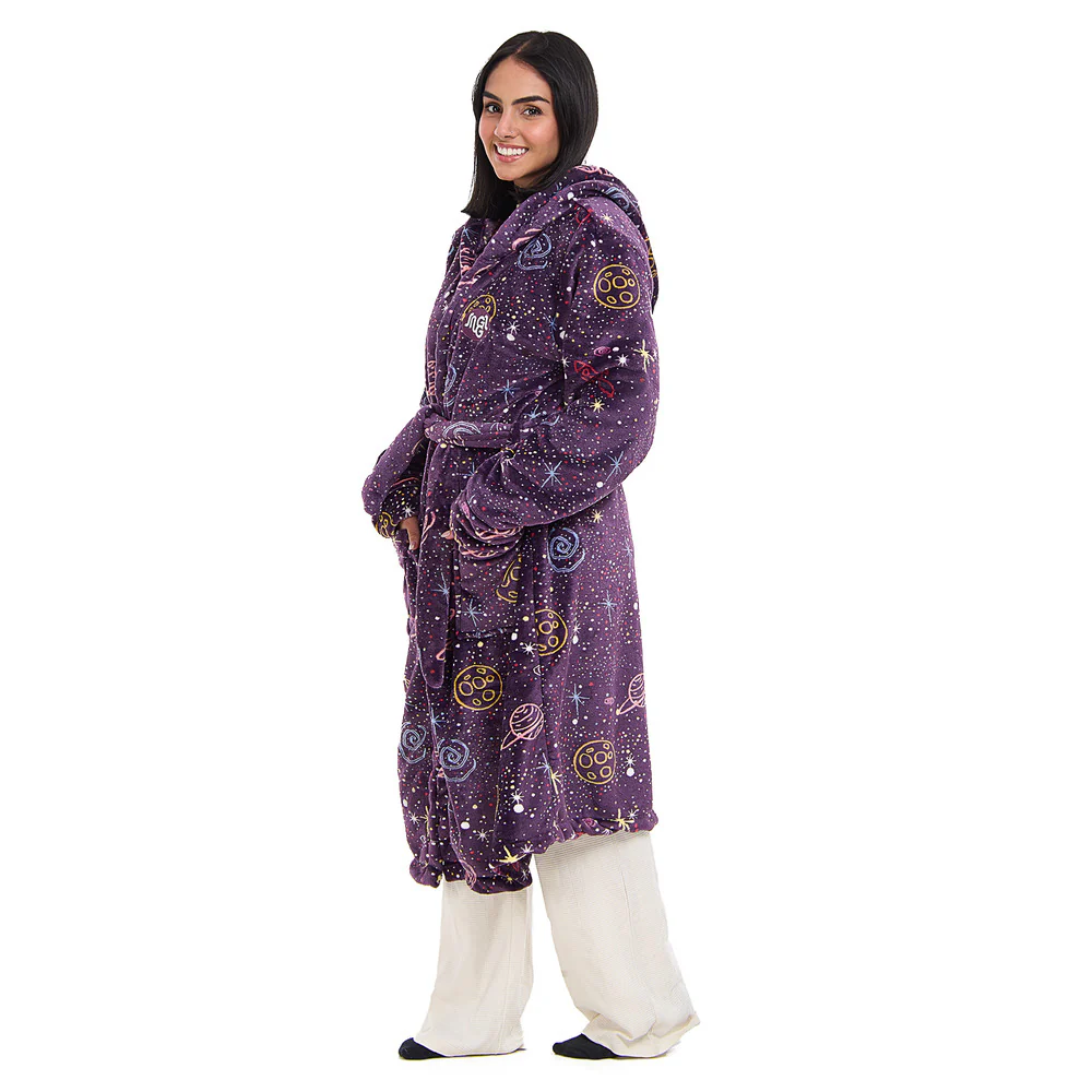 Snuggs Blanket Robe Mauve Space - Image 2