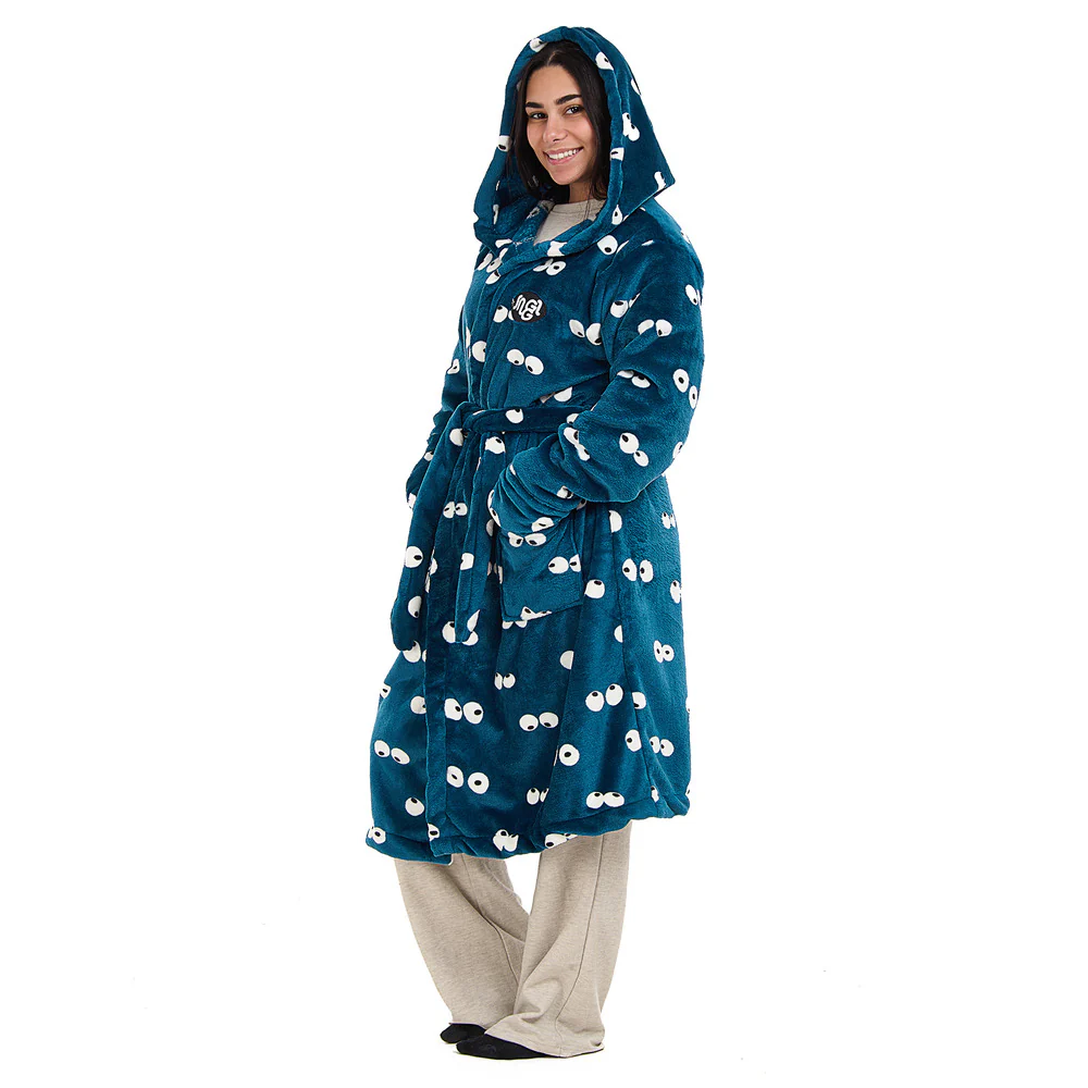 Snuggs Blanket Robe Petroleum Eyes - Image 3