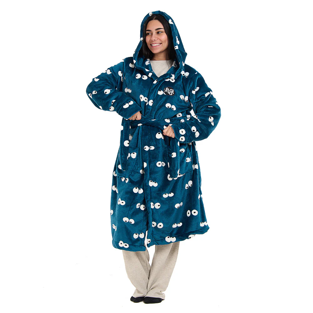 Snuggs Blanket Robe Petroleum Eyes - Image 4