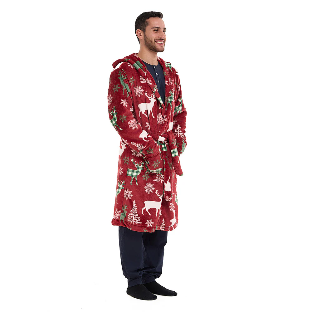 Snuggs Blanket Robe Red Deer Christmas - Image 4