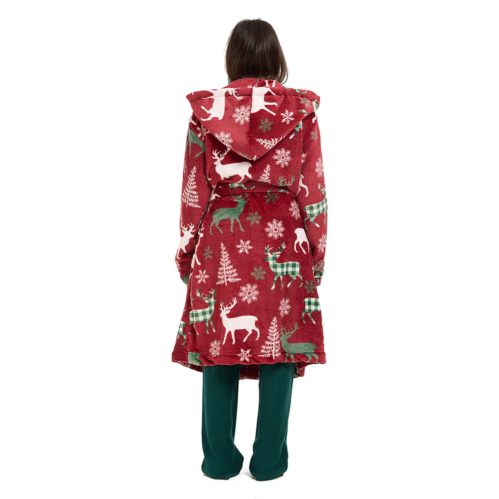 Snuggs Blanket Robe Red Deer Christmas - Image 7