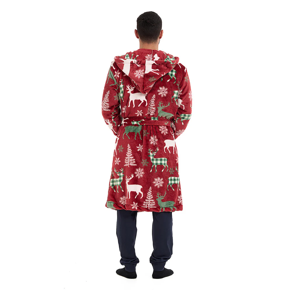 Snuggs Blanket Robe Red Deer Christmas - Image 8