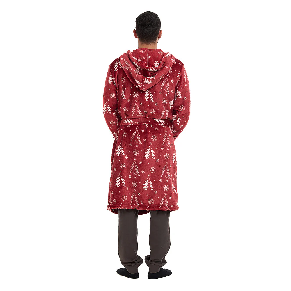 Snuggs Blanket Robe Red Tree Christmas - Image 7