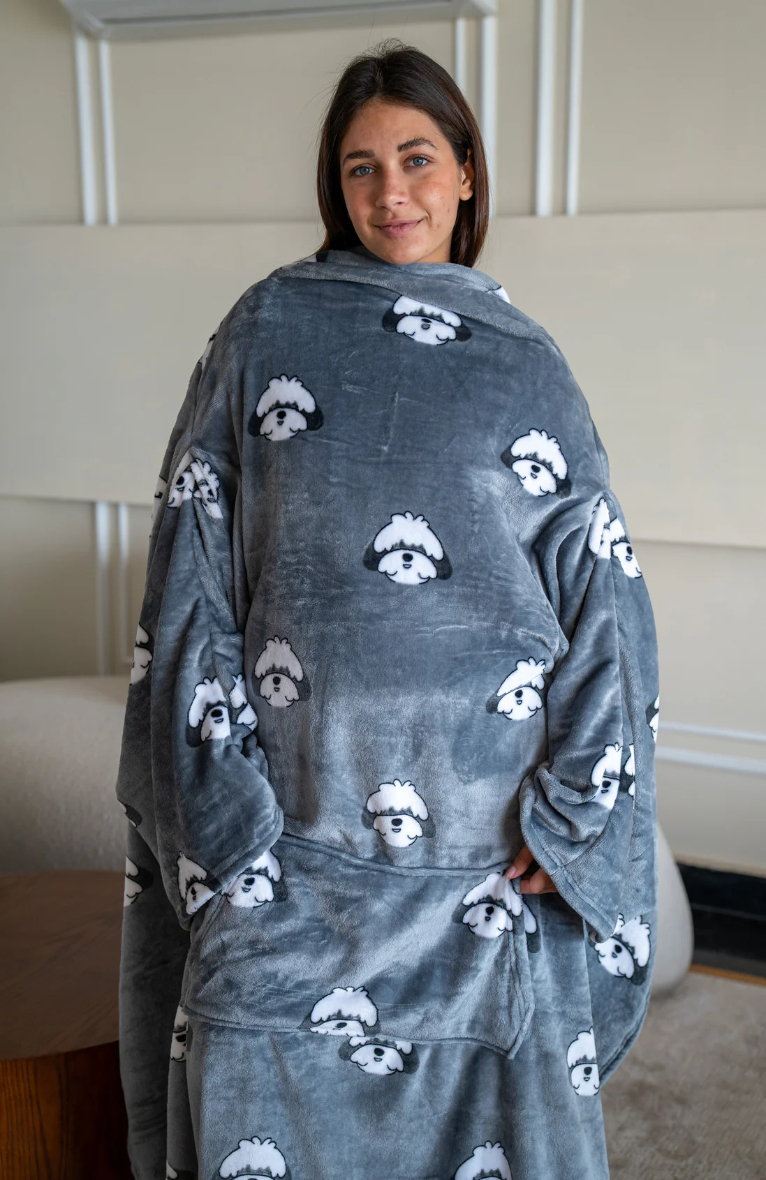 Snuggs blanket with sleeves Dog - Image 3