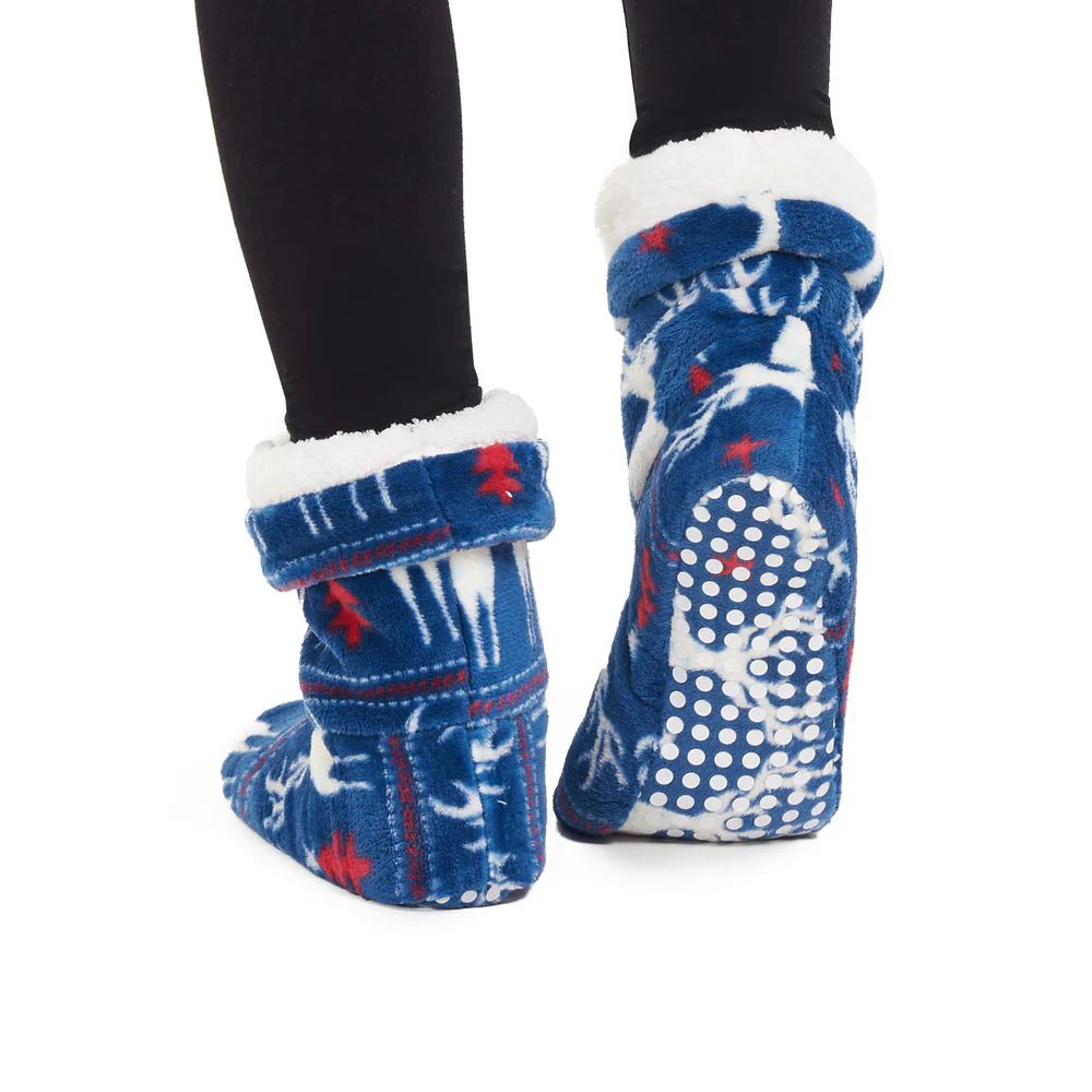 Snuggs Boot Dark Blue Christmas - Image 4