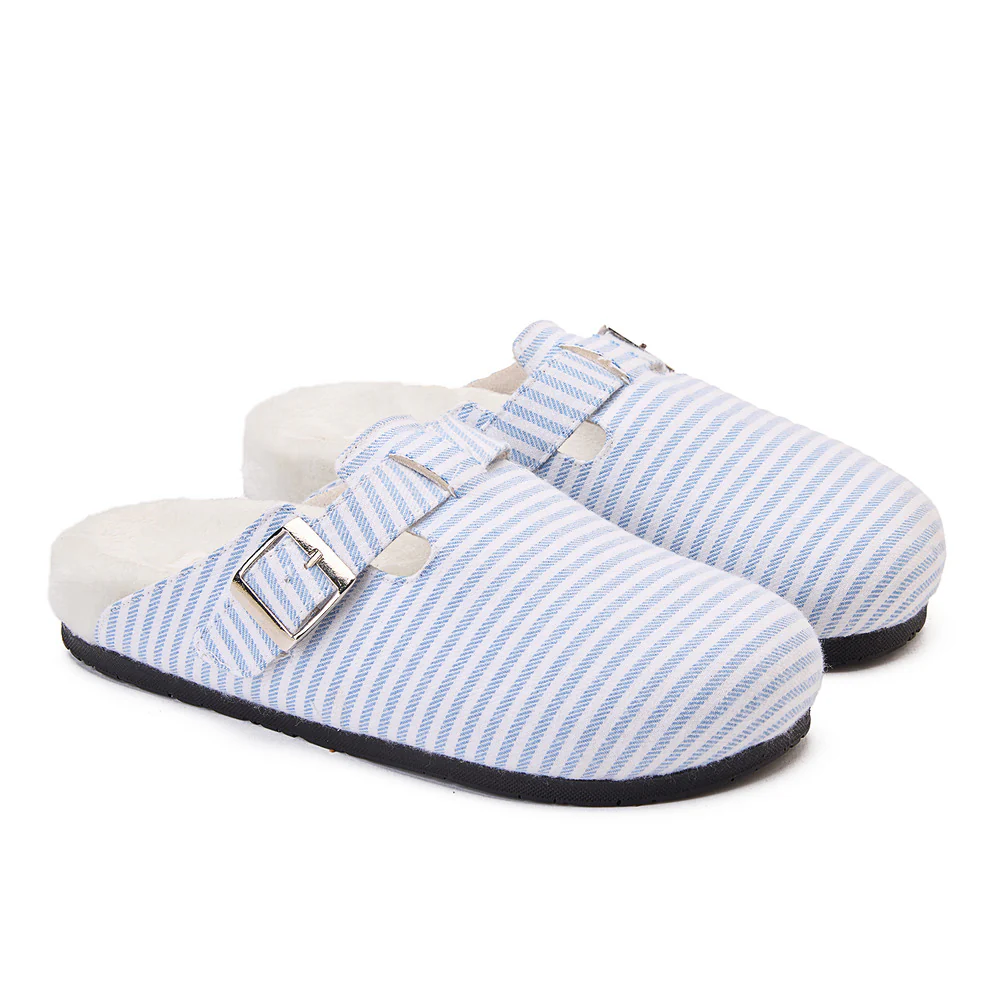 Snuggs Clogs Baby Blue Stripes - Image 2