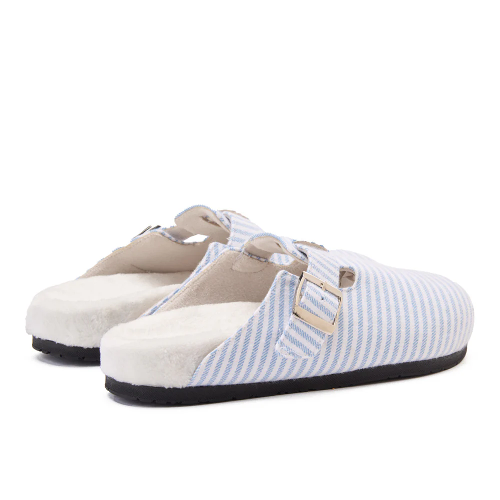 Snuggs Clogs Baby Blue Stripes - Image 4
